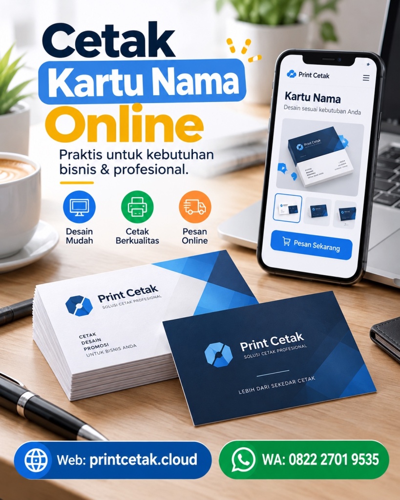 Cetak kartu nama online
