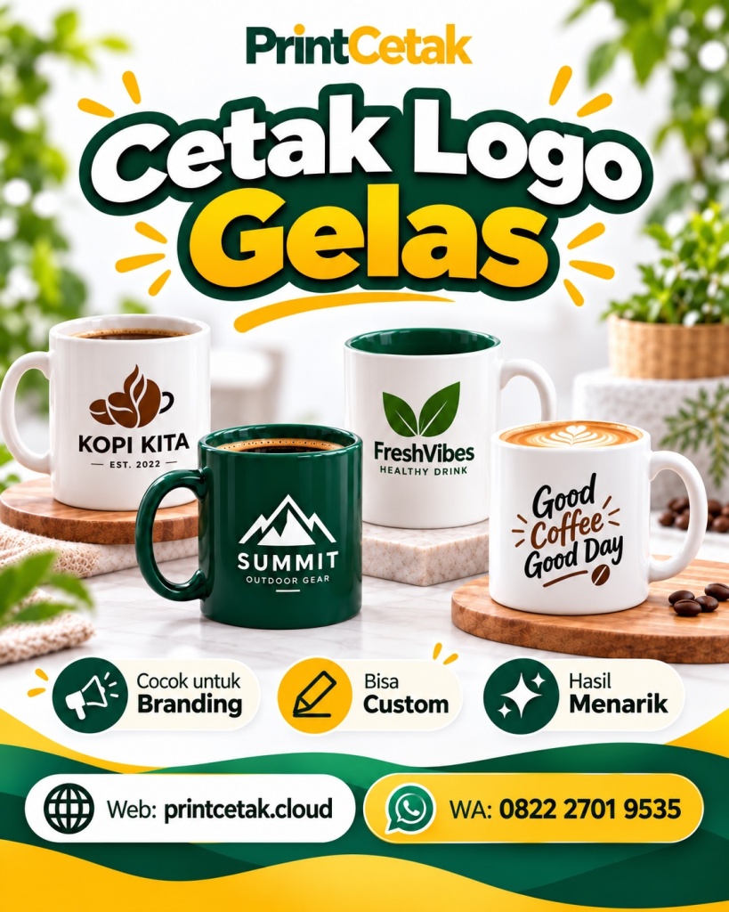 cetak logo gelas