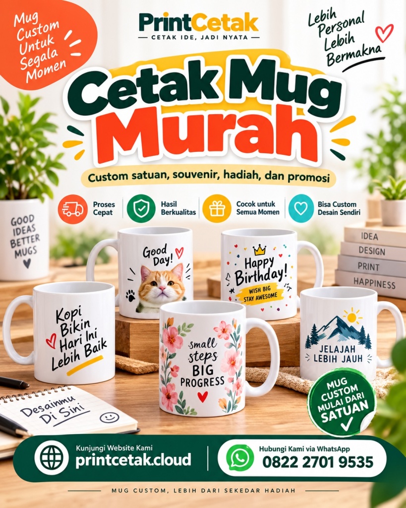 cetak mug murah