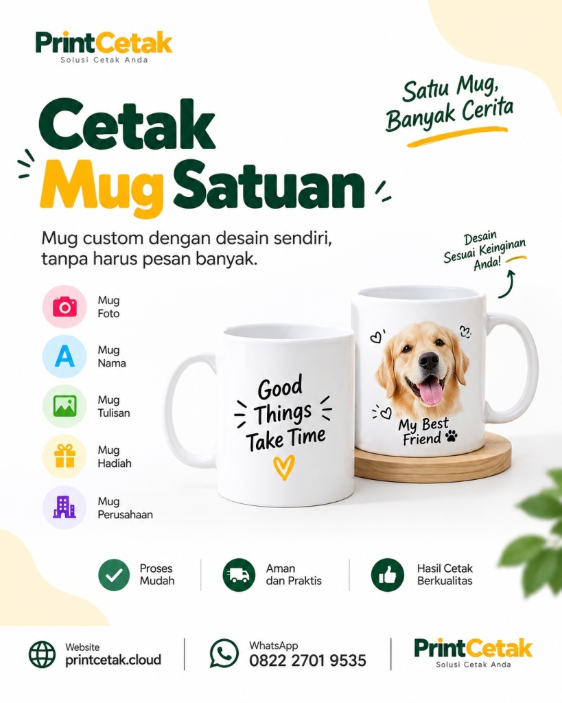 Cetak Mug Satuan