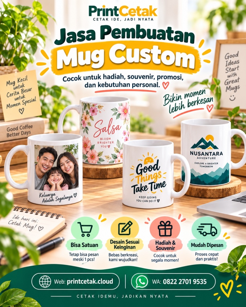 jasa pembuatan mug custom