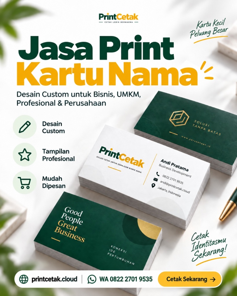 Jasa Print Kartu Nama