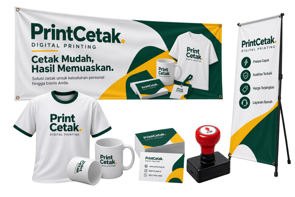 menerima pembuatan mug, banner, kaos dan lain lain