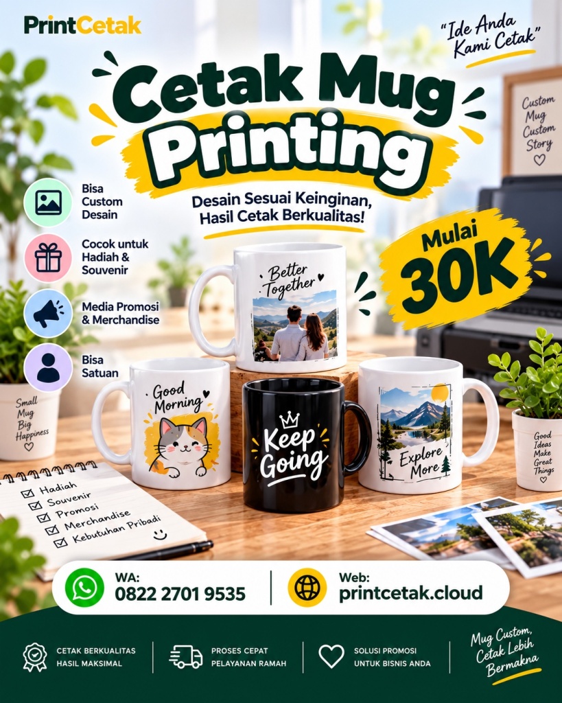 cetak mug printing